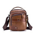 Genuine Leather Vintage Crossbody Bag for Men – Stylish Shoulder Bag