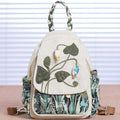 Multifunctional Large Capacity Floral Printed Canvas Backpack | Stylish & Practical for Travel, School, and Daily Use