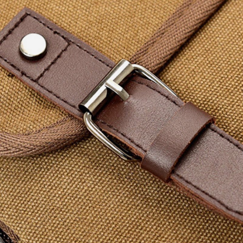 Retro Canvas Messenger Bag for Men – Crossbody Shoulder Bag for Business & Travel