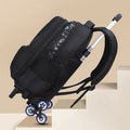 Rolling Wheels Backpack for Teens & Students – Multifunctional Travel Bookbag with Adjustable Straps