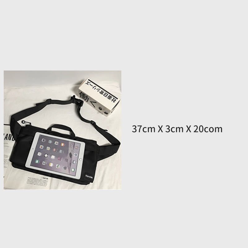 Men’s Sports Waist Bag – Large Capacity Leisure Crossbody Bag