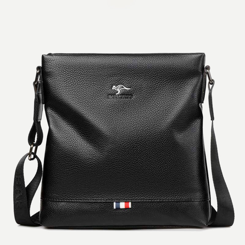 Men's Messenger Bag – Soft PU Leather Crossbody Sling Pack for Travel, Business & Daily Use