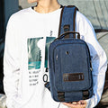 Men's Retro Sling Bag – Outdoor Casual Crossbody Chest Bag for Travel & Sport