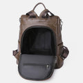 Women’s Leather Convertible Backpack Purse – Anti - Theft Travel Daypack & Shoulder Bag