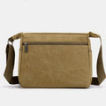 Vintage Canvas Messenger Bag – Large Capacity Shoulder Bag for Daily Use