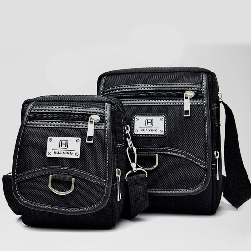 Casual multi-pocket waterproof messenger bag