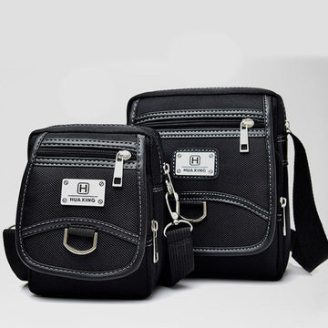 Casual multi-pocket waterproof messenger bag