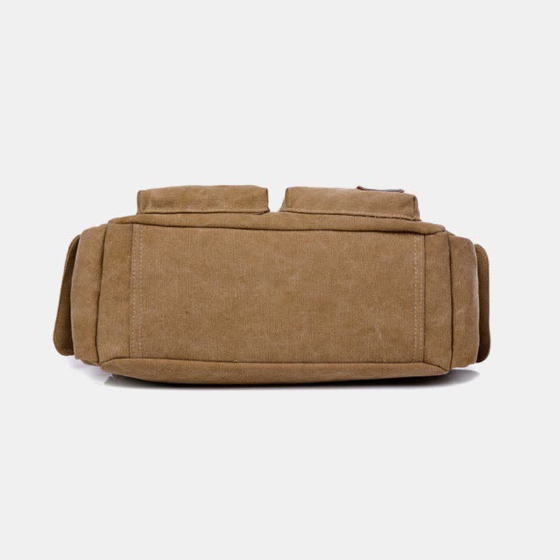 Casual Canvas Laptop Tote Bag for Men & Women – Work Handbag with Adjustable Strap