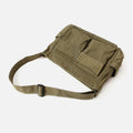 Multi - Pocket Canvas Crossbody Bag for Women | Retro Lightweight Shoulder Bag