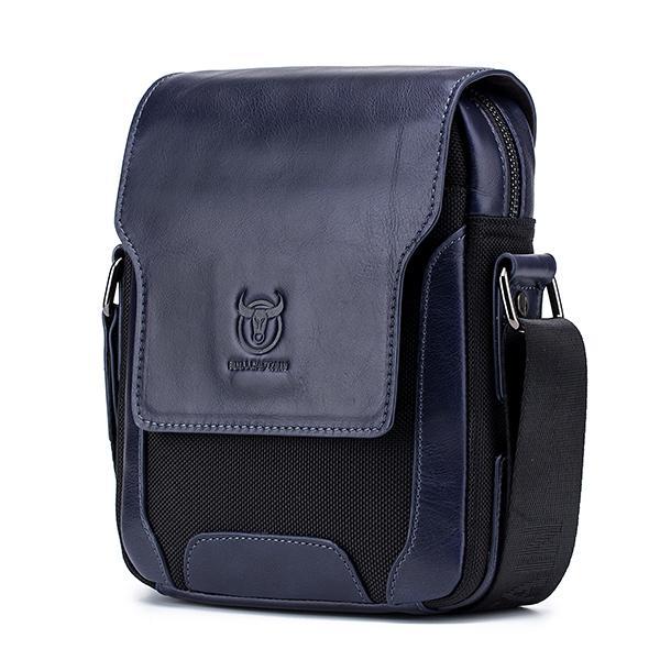 Genuine Leather Business Crossbody Bag for Work, Travel & Daily Use