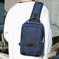 Men's Retro Sling Bag – Outdoor Casual Crossbody Chest Bag for Travel & Sport