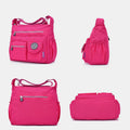 Large Capacity Waterproof Casual Crossbody Bag for Women – Multi - Pocket & Adjustable Strap
