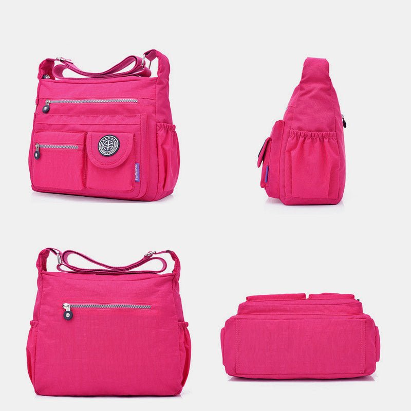 Large Capacity Waterproof Casual Crossbody Bag for Women – Multi - Pocket & Adjustable Strap