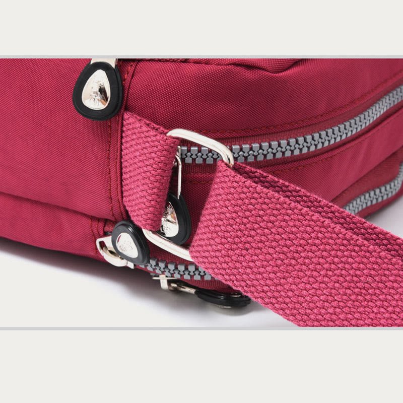 Casual Crossbody Bag for Women – Waterproof Triple Layers Nylon Bag