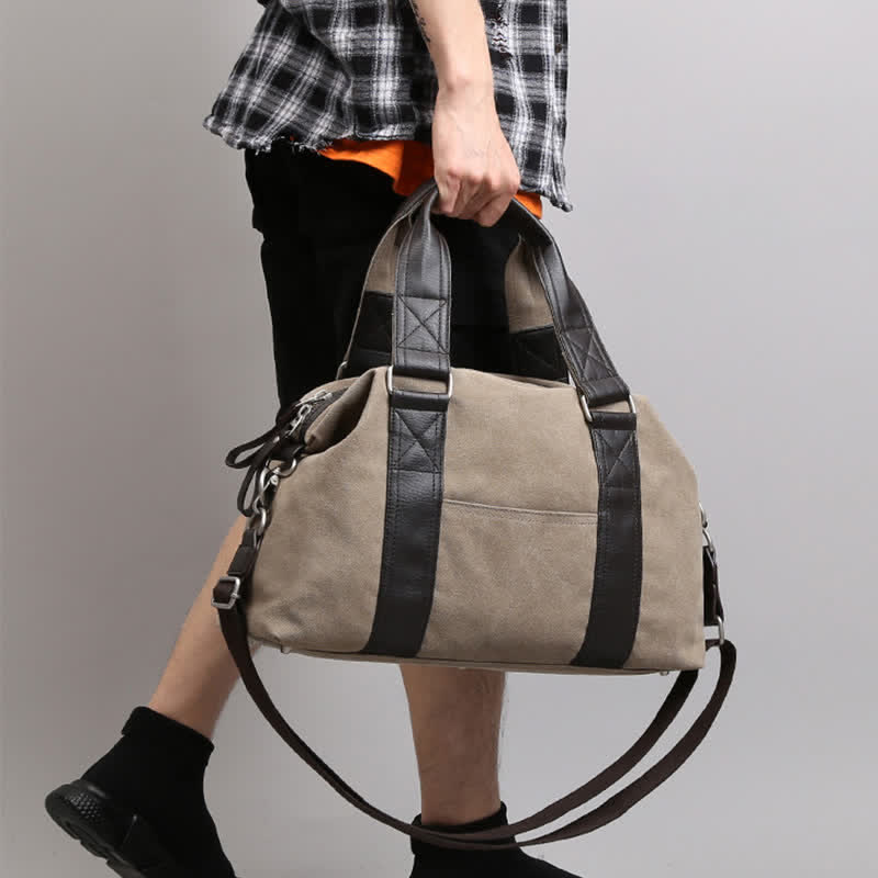 Canvas Handbag for Women & Men – Versatile Crossbody, Shoulder, and Top Handle Purse