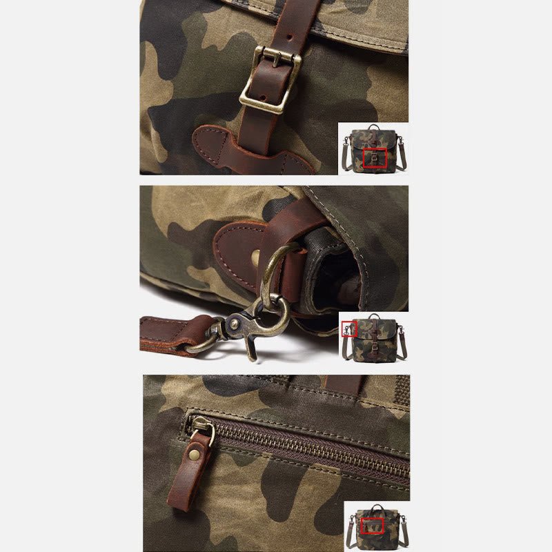 Camouflage Color Crossbody Messenger Bag – Travel & Daily Use