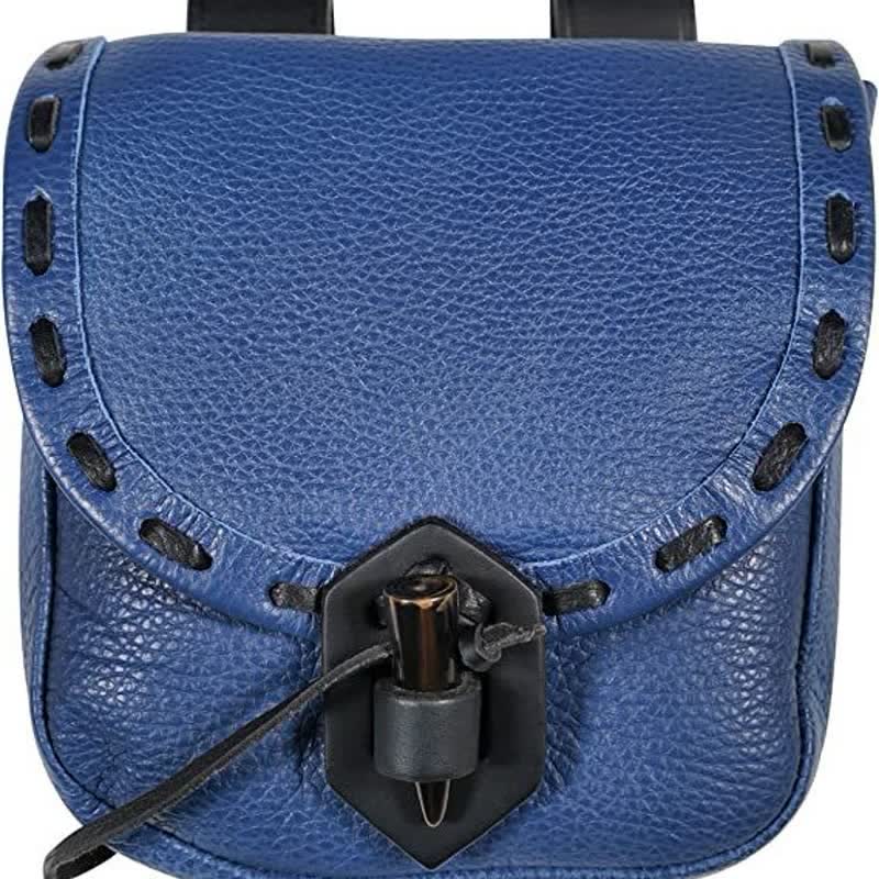 Renaissance Belt Pouch Holster - EDC Leather Waist Bag Cosplay Coin Purse