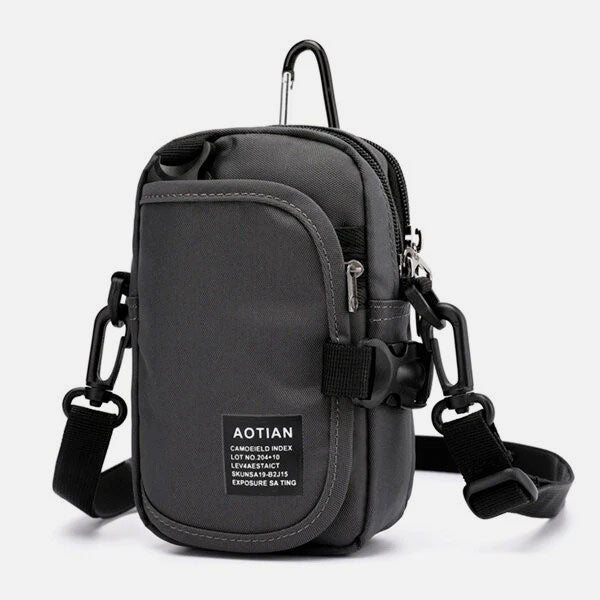 Waterproof Multifunction Solid Crossbody Bag – The Ultimate Daily Companion