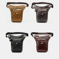 Genuine Leather Retro Sport Waist Bag – Classic Style Meets Practical Functionality
