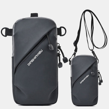 Waterproof reflective crossbody phone bag