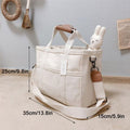 Daily utility canvas tote bag