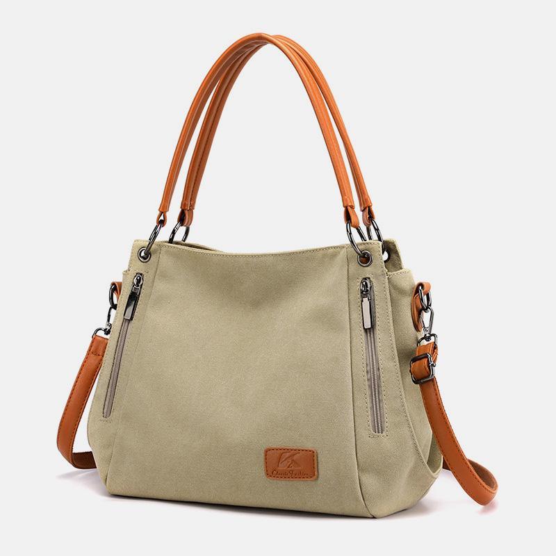 Large Capacity Casual Canvas Crossbody Bag for Women – Stylish & Practical