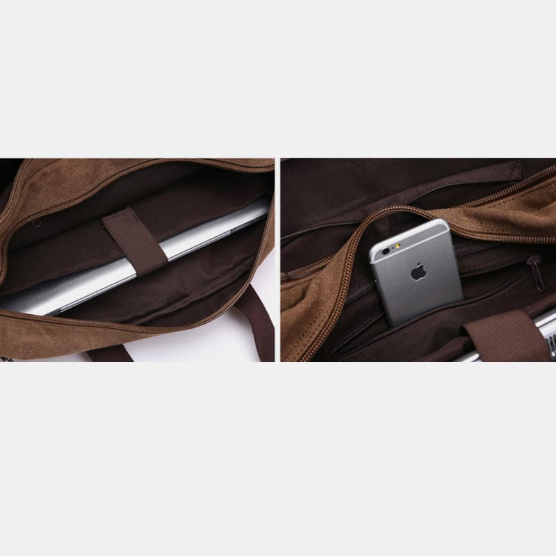 3 Way - Use Large Capacity British Style Briefcase – Versatile Elegance for Work and Travel