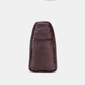 Genuine Leather Sling Chest Bag with Earphone Hole – Stylish & Practical Crossbody Shoulder Bag