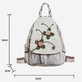 Multifunctional Large Capacity Floral Printed Canvas Backpack | Stylish & Practical for Travel, School, and Daily Use