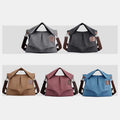 Large Capacity Canvas Handbag for Women – Crossbody Tote & Hobo Bag