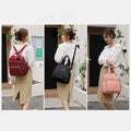 Multifunctional Lightweight Embossing Handbag – Crossbody & Backpack