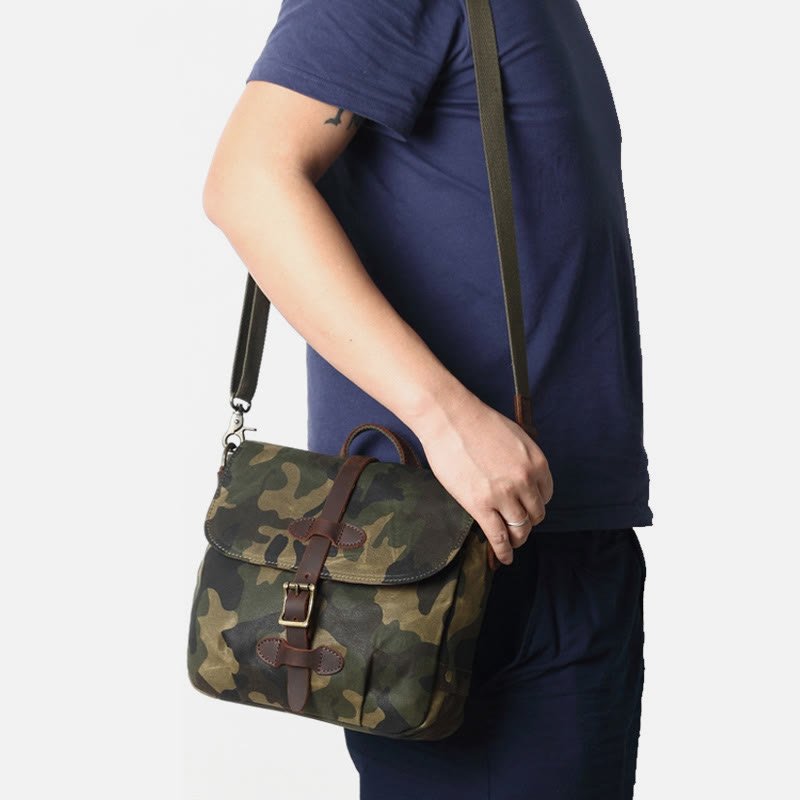 Camouflage Color Crossbody Messenger Bag – Travel & Daily Use