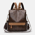 Women's Anti - theft Leather Backpack – Stylish & Secure Travel Handbag