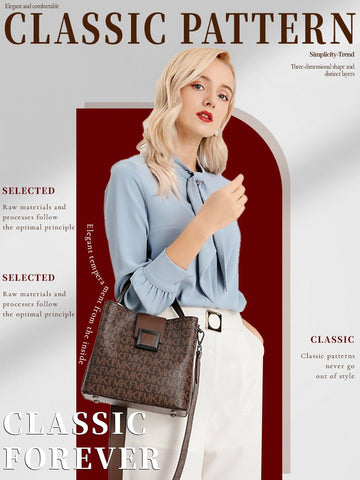 Women's printed fashion shoulder bag