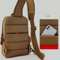 Sling Bag for Men – Retro Canvas Crossbody Chest Bag, Lightweight & Versatile for Daily Use and Travel