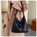 Simple leather tote bag👜