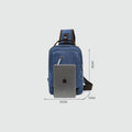 Men's Retro Sling Bag – Outdoor Casual Crossbody Chest Bag for Travel & Sport
