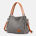 Women's large capacity canvas crossbody bag