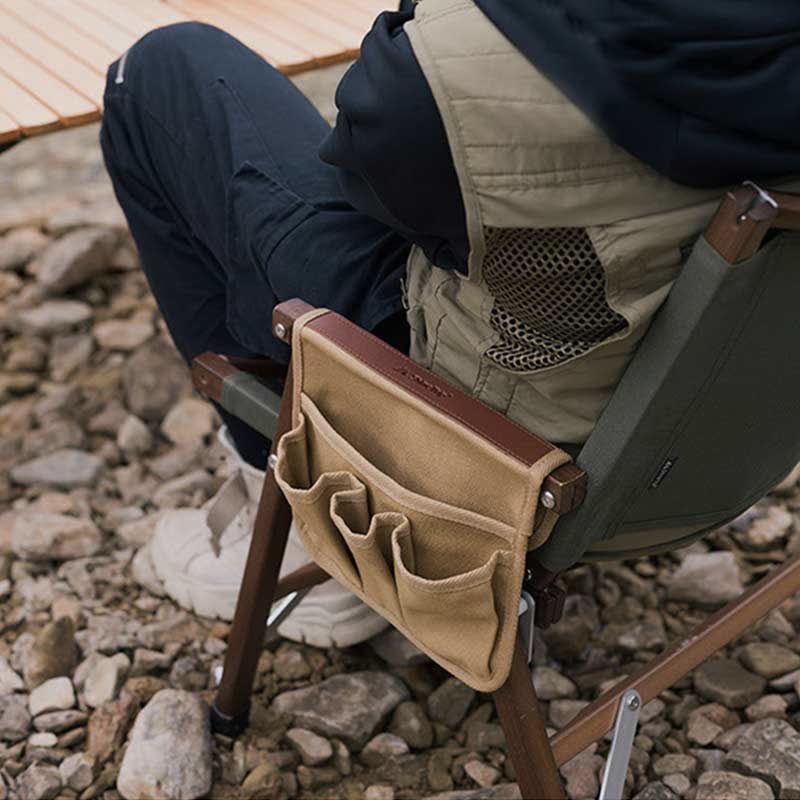 Outdoor Camping Chair Armrest Hanging Side Bag – Multifunctional Storage Bag for Travel, Sports & More