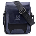 Genuine leather business crossbody bag