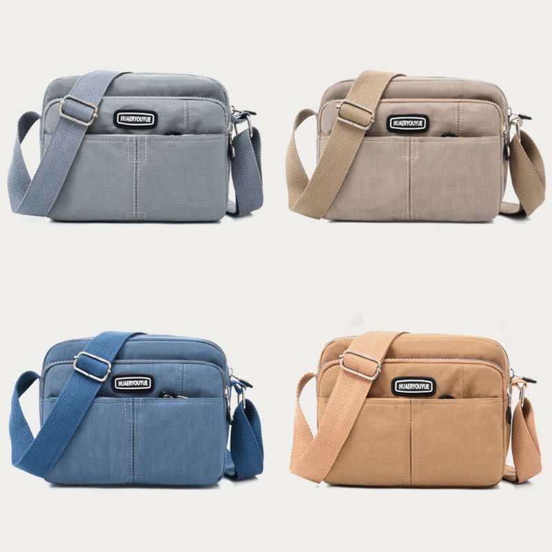 Casual Crossbody Bag for Women – Waterproof Triple Layers Nylon Bag