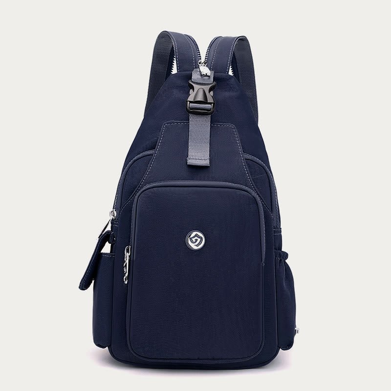 Multifunctional Sling Backpack for Women – Waterproof Nylon Crossbody Bag with Adjustable Strap for Daily Use