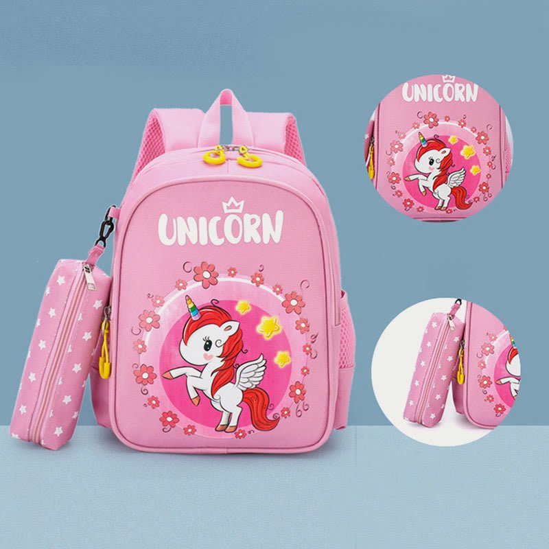 Cute Cartoon Backpack for Kids – Unicorn, Dinosaur, Bunny, and More, Kindergarten School Bag