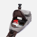 Canvas Sling Bag Crossbody Backpack – Casual Rucksack with USB Charging Port