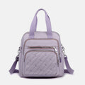 Multifunctional Lightweight Embossing Handbag – Crossbody & Backpack