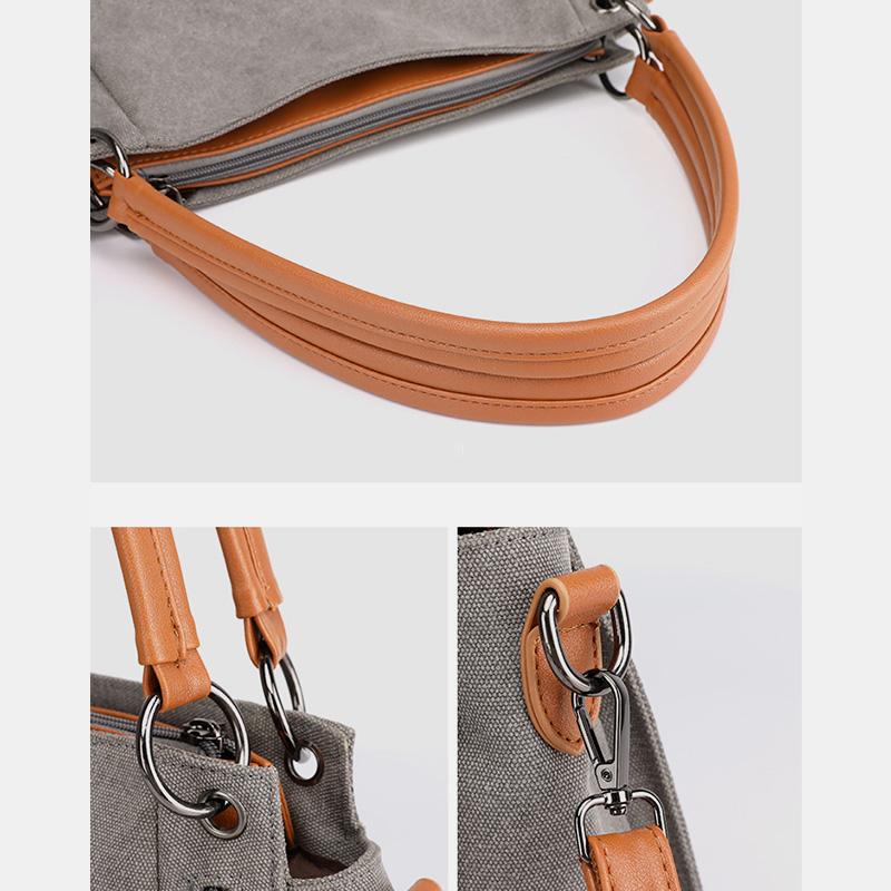Large Capacity Casual Canvas Crossbody Bag for Women – Stylish & Practical