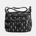 Large Capacity Waterproof Floral Crossbody Bag for Women – Stylish Shoulder Bag with Multiple Pockets