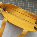 Waterproof Canvas Tote Bag for Women – Large Capacity Crossbody & Shoulder Bag for Students