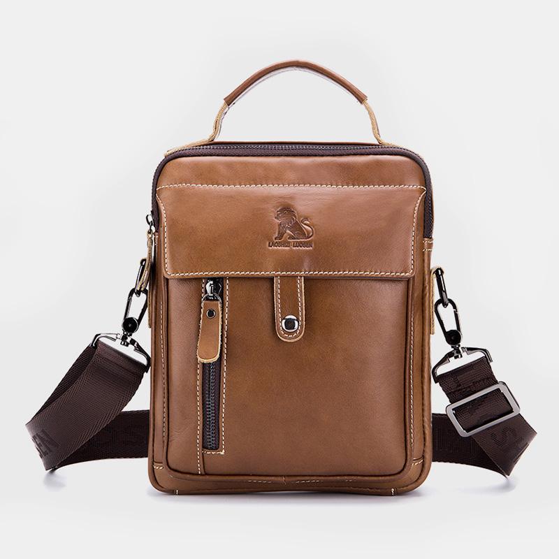 LargeCapacity RealLeather Multifunctional Crossbody Bag