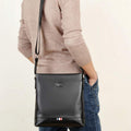 Men's Messenger Bag – Soft PU Leather Crossbody Sling Pack for Travel, Business & Daily Use